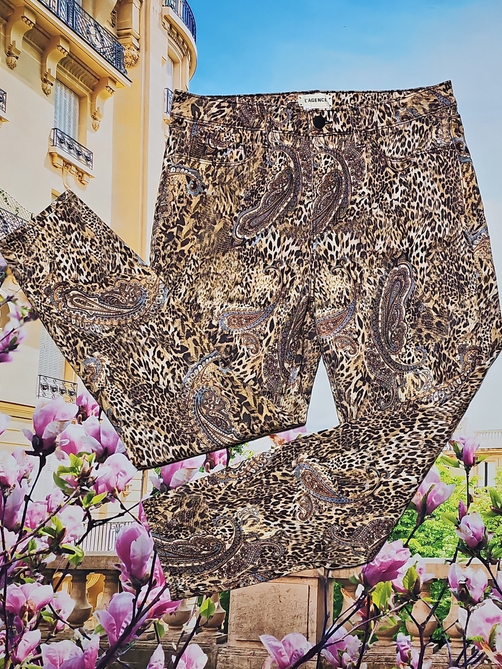 L'AGENCE Paisley Skinny Jeans Size 31‎